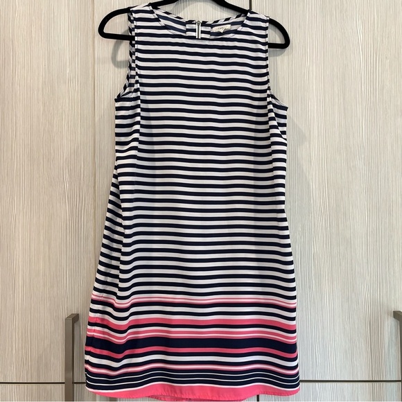 Caslon Dresses & Skirts - NEW Caslon | Mini‎ Shift Dress | Blue, White Pink Stripes | Women's Size Small